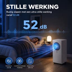 AUX 3-in-1 mobiele airconditioner 9000 BTU (Tot 36m2) , energieklasse A, wifi & afstandsbediening, 4 standen, zelfdemping, koelmiddel R290, wasbaar filter, inclusief raambeugel — thumbnail 3