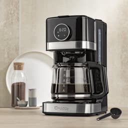 Barista Koffiemachine met Touchdisplay | Filterkoffiezetapparaat 900W met Glazen Kan – 1,5 liter Koffiekan | Filtermachine voor Gemalen Koffie – tot 12 Koppen Koffie — thumbnail 2