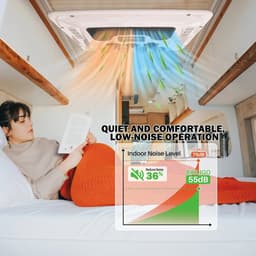Lifero Airconditioning - Caravan Airco - Dak Airco Kamperen - 2300W Airconditioner voor RV, camper, Vrachtwagens, Boten - Dakmodel — thumbnail 2