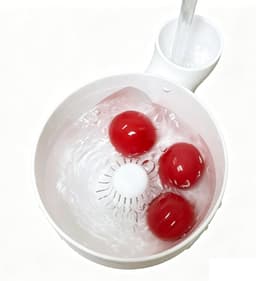 Draaiende Kom - Fruit en Groente - Keuken Hygiëne - 4-in-1 Ontwerp - Compact Formaat - Wit — thumbnail 5