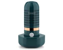 Draadloze Fruit-Draagbare Voedselreiniger Capsule - Wasmachine voor Groente en Fruit - schoonmaken-Verwijdert Pesticiden en Bacteriën - USB Oplaadbaar - Wit en Blauw - 9.8x16.2cm
