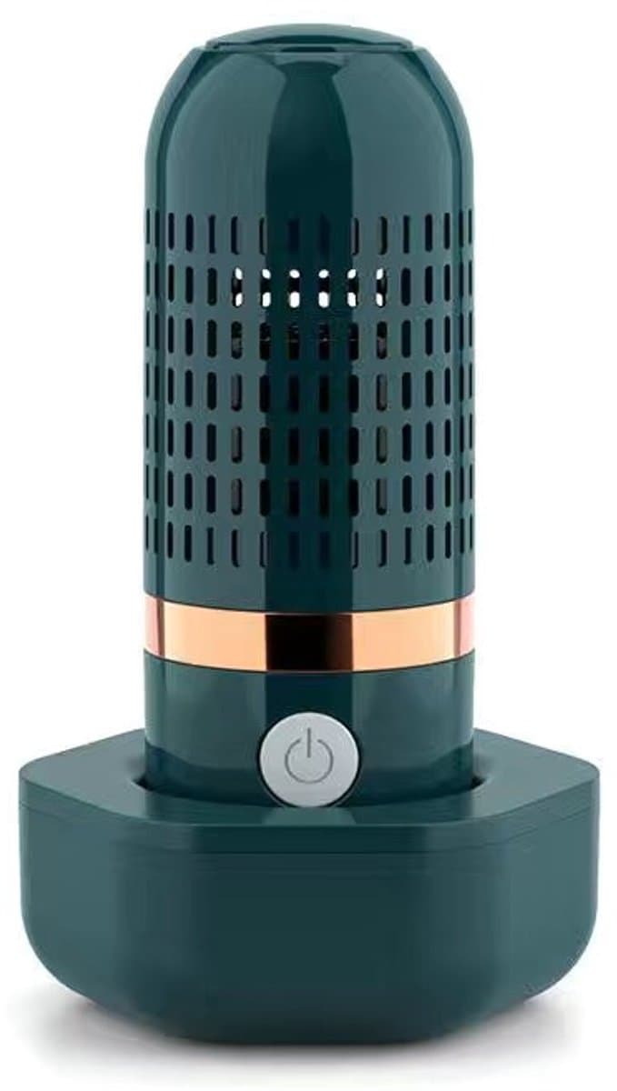 Draadloze Fruit-Draagbare Voedselreiniger Capsule - Wasmachine voor Groente en Fruit - schoonmaken-Verwijdert Pesticiden en Bacteriën - USB Oplaadbaar - Wit en Blauw - 9.8x16.2cm — afbeelding 1