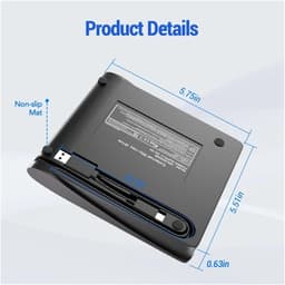 Externe DVD Brander - Draagbare Lezer - Bestanden Archiveren - USB 3.0 Type C - 2 MB Cache - Zwart — thumbnail 2