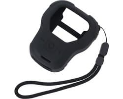 Siliconenhoes Luidspreker - Beschermhoes Draagtas - Draagbare Muziek - Nauwkeurige Knoppen - 66 x 54 x 26 cm - Zwart