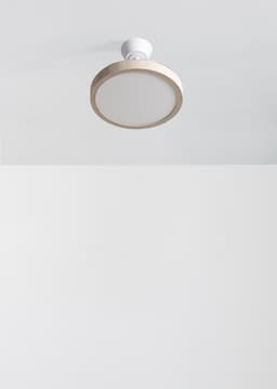 CREATE - Plafondventilator 40W stil met intrekbare bladen en LED-licht, verschillende maten - M - Met licht - Controller voor wandmontage - WIND CLEAR STUDIO — thumbnail 5