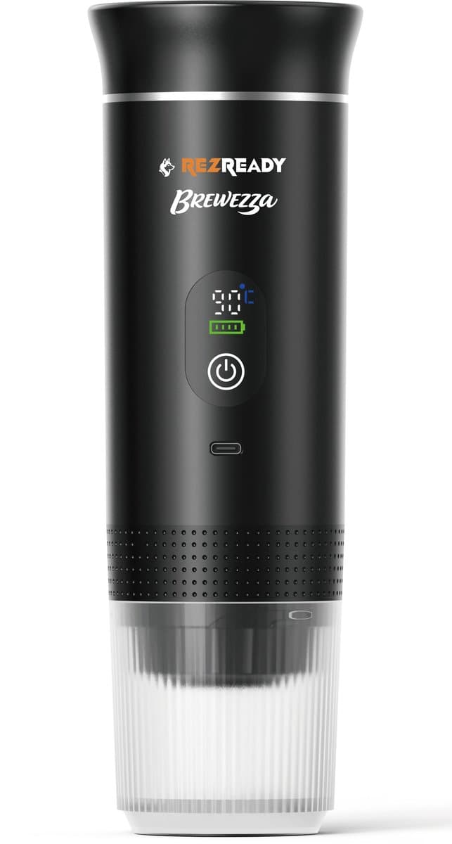 Brewezza Portable Koffiezetapparaat – Tijdelijk Aanbod – Compact & Lichtgewicht – USB Oplaadbaar – Ideaal voor Reizen & Outdoor — afbeelding 1