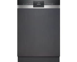 Siemens SN53ES22AE - iQ300 -Vaatwaaser- Semi-geïntegreerde vaatwasser - 60 cm - Energielabel A - varioSpeed Plus: Tot drie keer sneller afwassen droog - Home Connect