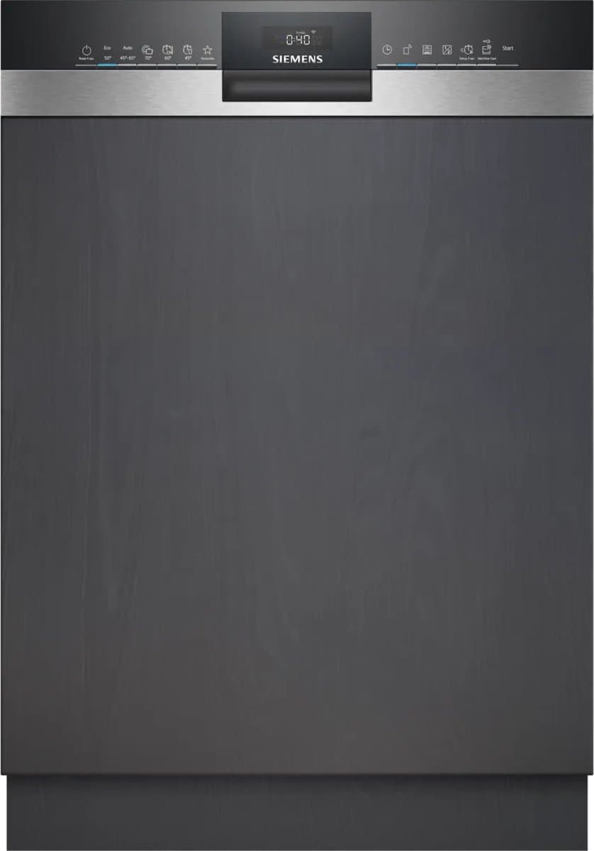 Siemens SN53ES22AE - iQ300 -Vaatwaaser- Semi-geïntegreerde vaatwasser - 60 cm - Energielabel A - varioSpeed Plus: Tot drie keer sneller afwassen droog - Home Connect — afbeelding 1