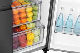 ETNA AKV879IZWA - Amerikaanse koelkast - Zwart - 179 cm - No-Frost - MultiFlow 360° - LED display en IJsdispenser voor ijsblokjes - Flessenrek — thumbnail 11