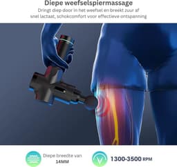 ApexArte® Massage Gun Professioneel - Massage Apparaat - Theragun — thumbnail 4