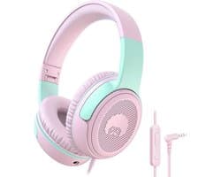 ApexArte® Koptelefoon Kinderen met Draad - Gaming Headset - Roze