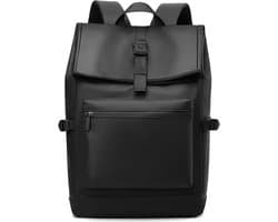 Rolltop Rugzak Zwart - Reistassen - Waterdichte Rugzak - Rugtas - Werktas - fietstas - laptop Rugtas - Backpack Rugzak - Roll-up Rugtas - Backpack Rugzak - Schooltas