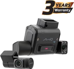 Mio MiSentry 12T Full-HD triple dashcam (voor, achter en cabine) - 4G LTE connected - GPS - flitspaal waarschuwing en parkeermodus — thumbnail 1