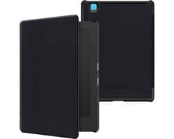 Lunso Geschikt voor Kobo Aura H20 Edition 2 hoes (6.8 inch) - sleepcover - Zwart - (niet voor de Kobo Aura edition 2)