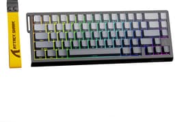 ATTACK SHARK X68HE - Magnetic Switch Wired Gaming Toetsenbord - 66keys - Side Printed PBT Keycaps - RGB - Decorative Lanyard - 8Khz - 0.01mmRT - 0.125ms - Moonlit Night — thumbnail 1