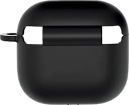 ShieldCase Siliconen Hoesje met Koordje Geschikt voor Airpods 4 - Siliconen Case voor Apple Airpods 4 Case Hoesje - Zwart — thumbnail 3
