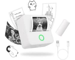 Sticker Printer - Sticker Papier - Sticker Maker - Sticker Printer Mini - Printer Voor Stickers - Sticker Printer Papier - Mini Printer Voor Mobiel - Mini Printer Papier - Mini Printer - Pocket Printer - Pocker Printers - Pocket Printer Papier