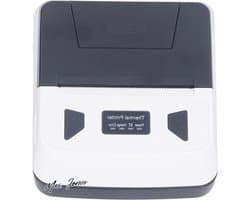 Mrs. Jones Thermische Printer Bluetooth Draagbare Kassabon Bill POS-drukmachine Wit 80 Mm voor Windows IOS Android - Superhandig - Langdurige prestaties .