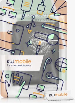 kwmobile heteluchtfriteuse beschermhoes geschikt voor Philips Essential Airfryer XL - Kunststof hoes voor friteuse - Paardenbloemen Liefde design — thumbnail 3