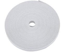 Flexibele Witte Tandriem voor 3D-printers Open Stalen Kern 10mm Breed 10 Meter