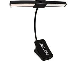 Oplaadbare Dubbele LED Boekenlamp met Klem - 2 Helderheidsstanden - Flexibele Leeslamp USB