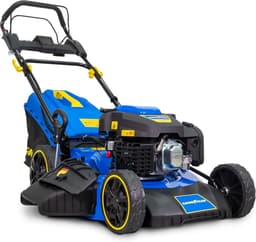 Benzine grasmaaier - Loopmaaier gazon - Middelgrote tuinen - Krachtige 132cc motor - 39cm maaibreedte — thumbnail 3