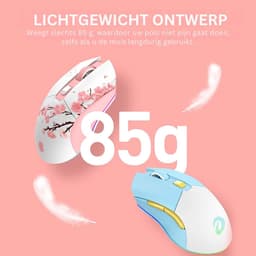 CLVP® Gaming Mouse Wireless - Gamingmuis Draadloos - Computermuis - Ergonomisch — thumbnail 3