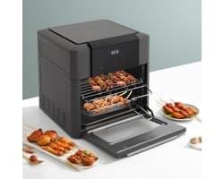 RWB® Airfryer XXL - Mini-oven - Heteluchtfriteuse - Grijs - ‎34x33x36cm