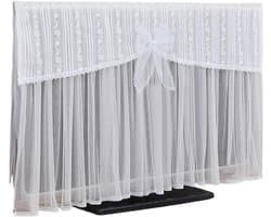 TV Hoes - Scherm Beschermer - Stof Vrij Houden - Open Achterkant - 55 Inch - Beige