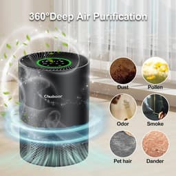 House of Balance Smart Air Purifier- Luchtreiniger - Luchtzuiveraar - Anti Geur - Anti Allergie - Wifi App - Zwart — thumbnail 3
