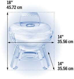 Napoleon Premium NK14 Kettle houtskool bbq - Ø37cm — thumbnail 3