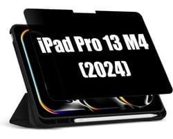 Privacy Beschermfolie voor iPad Pro 13 inch M4 2024 - 9H Gehard Glas Anti-Spy Schermfilter tegen Ongevraagde Blikken