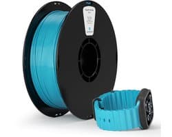 Flexibel TPU Filament 1.75mm, 1KG Spoel - Hoge Taaiheid en Elasticiteit - Shore 95A - Peacock Blue