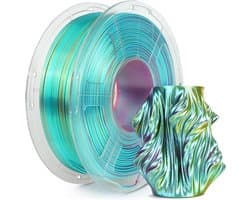 Zijde PLA Filament - 3D Print Materiaal - Projecten Ontwerpen - Drievoudige Kleurverandering - 1.75 mm 1 kg