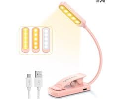 Leeslampje voor Boek - Loeplamp voor in Bed - Lamp met Klem - Slim