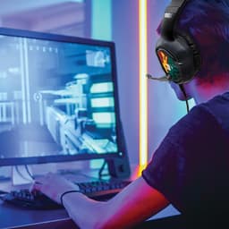 Harry Potter Bedrade Gaming Headset met verlichting en microfoon — thumbnail 3
