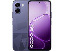 OPPO A6k 17,1 cm (6.75") Dual SIM Android 15 4G USB Type-C 4 GB 256 GB 6100 mAh Zwart