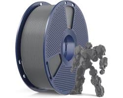 3D Printer Filament - PETG Materiaal - Functionele Onderdelen - Hoge Sterkte Flexibiliteit - 1 KG 1.75mm - Grijs