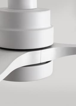CREATE - Stille plafondventilator van 40 W met technische ABS-bladen, verkrijgbaar in verschillende maten - S - Met licht - Controller voor wandmontage - WIND STYLANCE — thumbnail 2