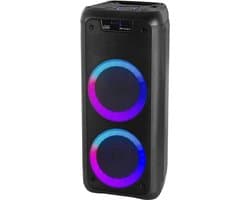 Draagbare Bluetooth Speaker met Discolicht, Microfoon-ingangen en MP3 Speler