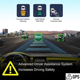 Dash Cam 1944P FHD Autocamera met GPS, Wi-Fi en Nachtzicht — thumbnail 3