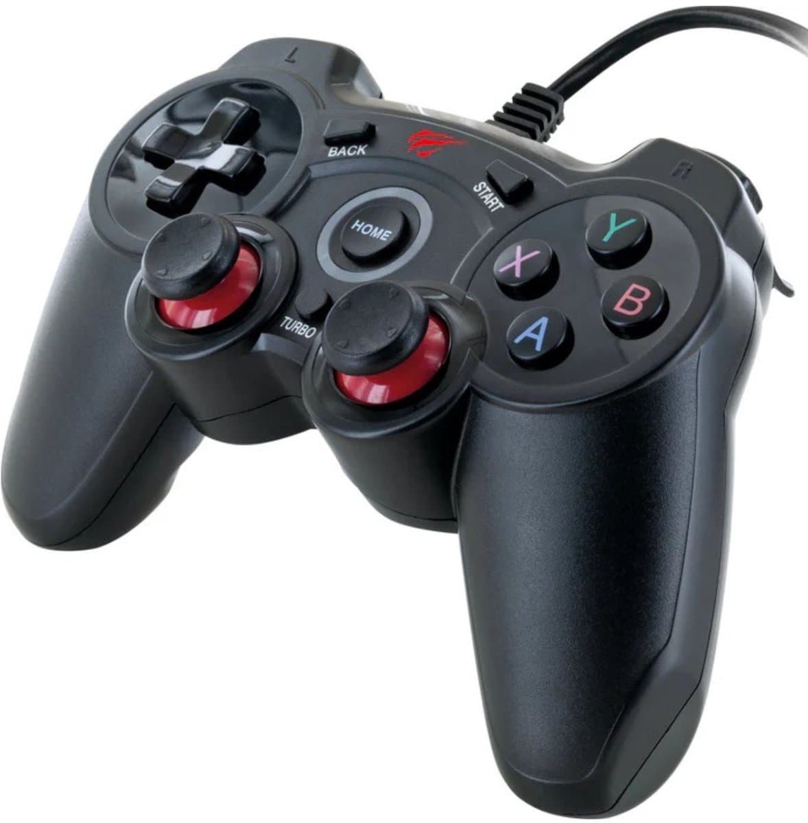 Schwaiger USB Gaming Controller Gamepad Pad 2x Vibration voor PC PS3 Android TV — afbeelding 1