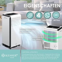 Mobiele Airco - Airconditioning - Ventilatoren - Airco Zonder Afvoerslang - Ventilatie — thumbnail 6