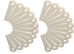 24PCs Grasmaaierbladen Snijbladen Tuin Grasmaaier Accessoires - PA66 Plastic - Vervanging voor PolyCut 6-3 20-3 10-3 41-3 . — thumbnail 5