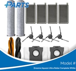 Dreame Aqua10 Ultra Roller Complete White Onderhoudsset (Plus.Parts® alternatief voor RAK67 / RAK70) — thumbnail 1