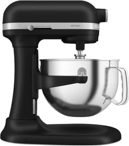 KitchenAid keukenmachine - Artisan - In hoogte verstelbare kom - 375 W - 11 snelheden - 3 RVS accessoires - 5,6L - Matzwart — thumbnail 1