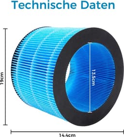 Filters voor luchtbevochtigers - Onderdeelnummer FY3446 - geschikt voor Philips Luchtbevochtiger 2000 Serie luchtreiniger - HU2716 - HU3915 - HU3916 - HU3918 - HU2718 luchtbevochtigers — thumbnail 9