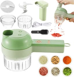 Groentesnijder Electrisch - Groentensnijder Electrisch - Groentesnijder Machine - Elektrische Groentesnijder - Foodprocessor - Uiensnijder — thumbnail 1