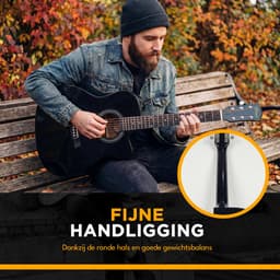 Finesse Akoestische Gitaar - met Videocursus - 4/4 40" - Western Gitaar - Gitaar Kind & Volwassenen - Zwart — thumbnail 5