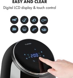 Heteluchtfriteuse met 2.5L Inhoud, Digitaal Display en 8 Programma's — thumbnail 6